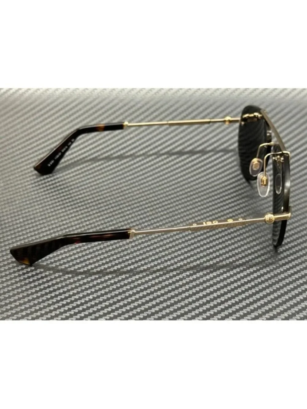 New Burberry Men Gold Sunglasses 60-13-140